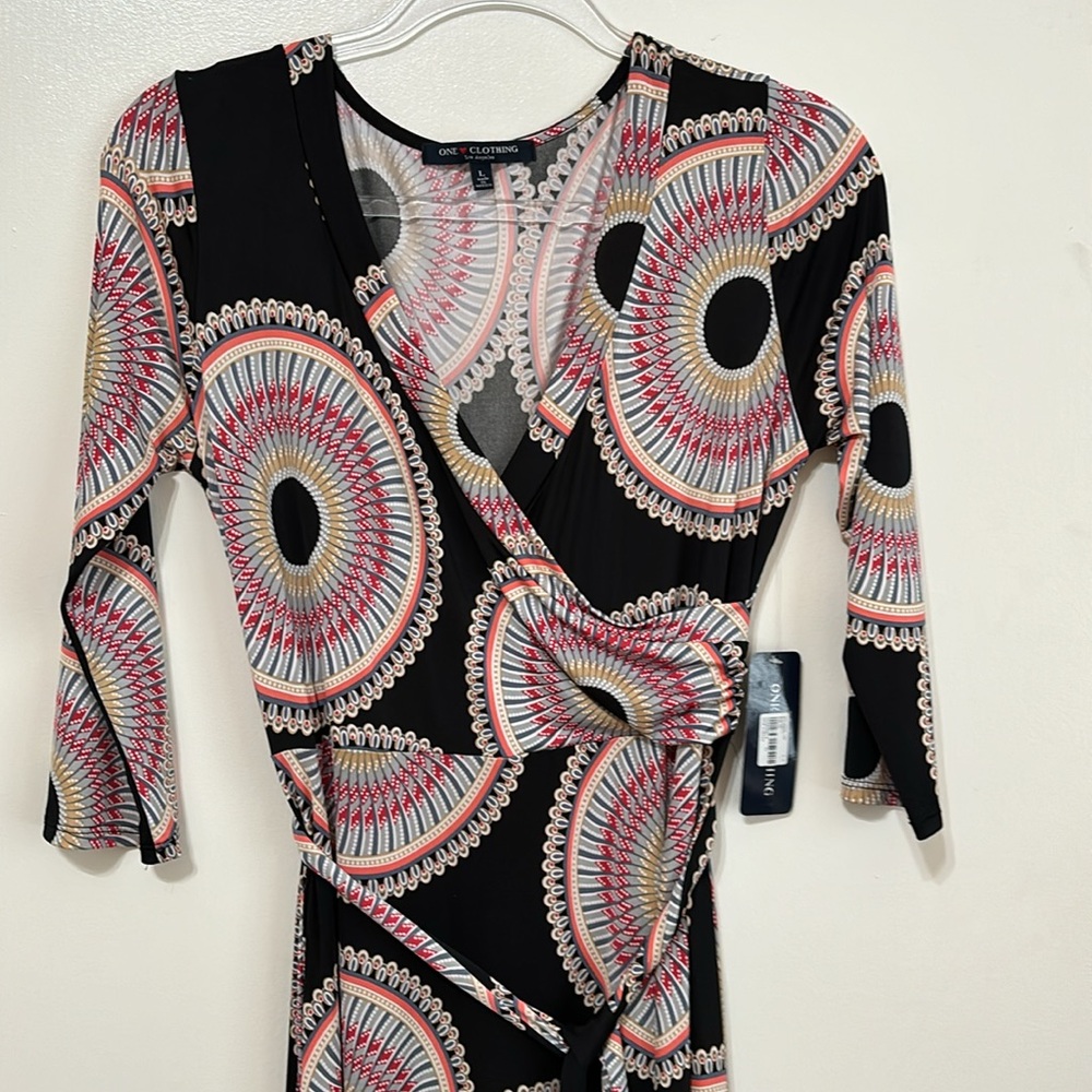 NWT - One Clothing List Angeles - Mod Flowy Maxi Dress